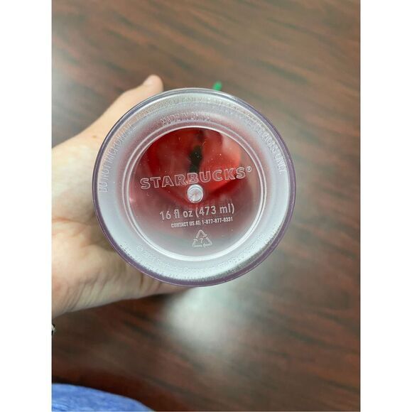 Starbucks Winter Holiday 2021 Multi-colored 16 oz Cup with Straw - Picture 3 of 3